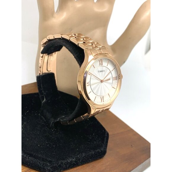 Timex Women\'s Watch TW2R28000 Peyton Rose Gold Tone Stainless Steel Quartz 36mm main image 12